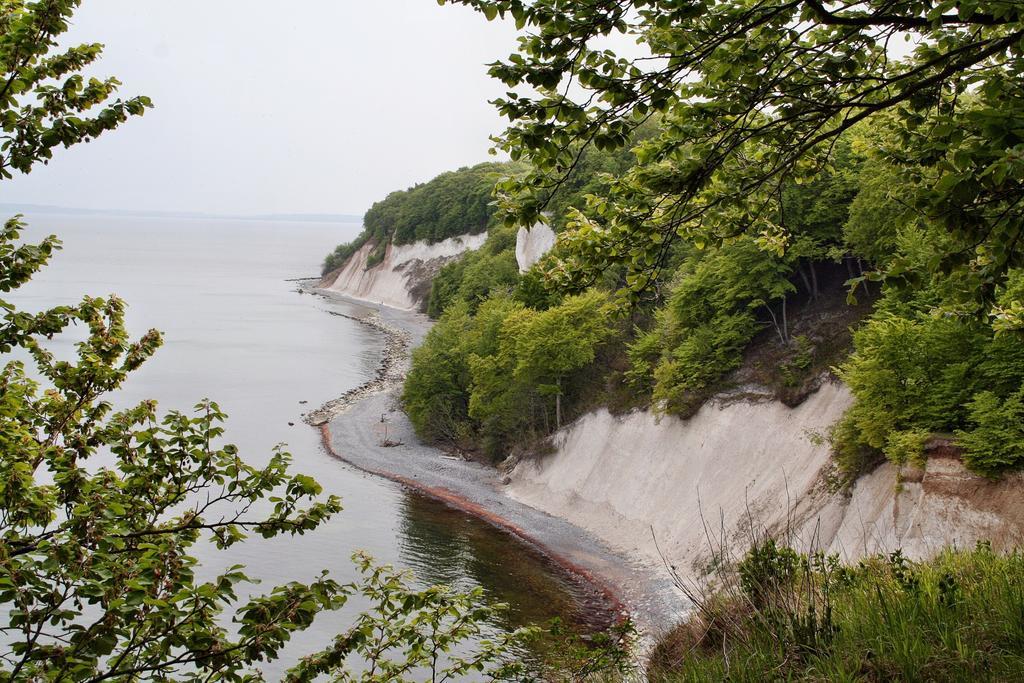 Panorama-meerblick In Der Atlantic Mit Strandkorb Am