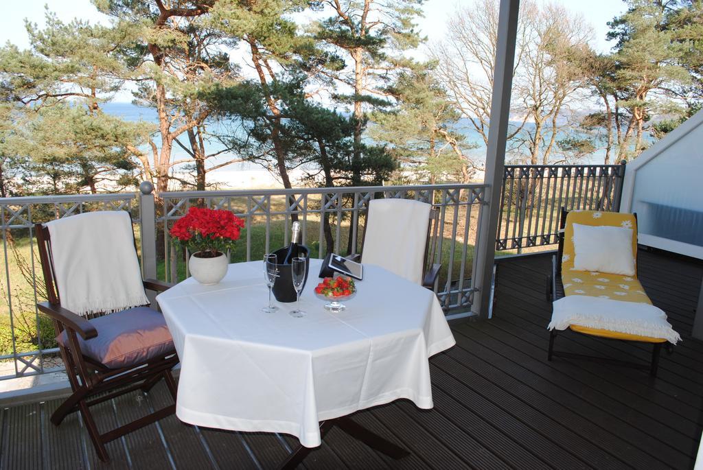 Panorama-meerblick In Der Atlantic Mit Strandkorb Am Apartment *